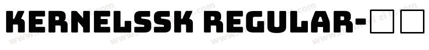KernelSSK Regular字体转换